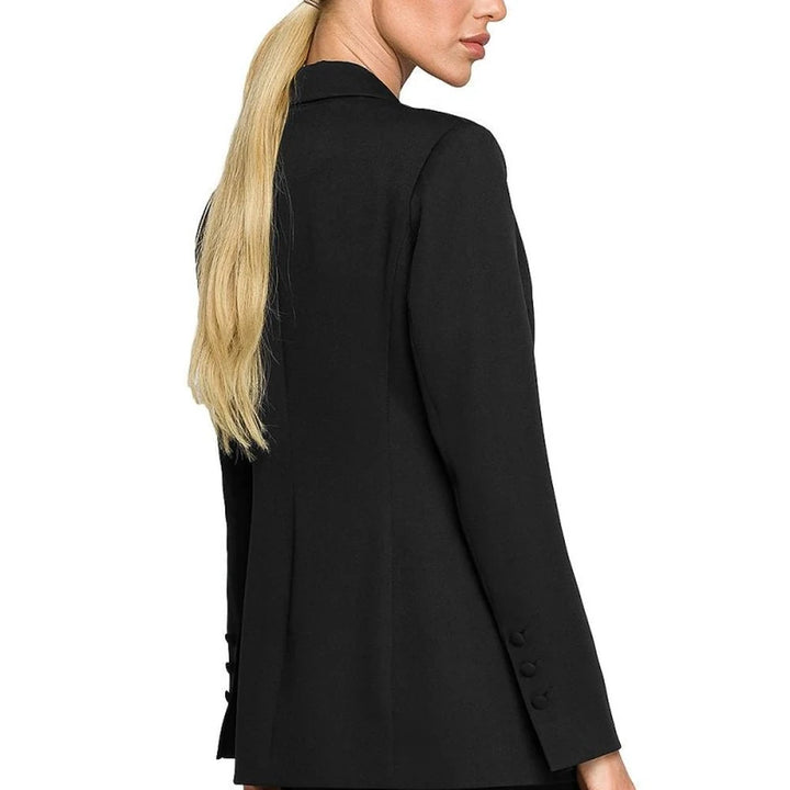Waisted Cut Blazer with Patch Pockets