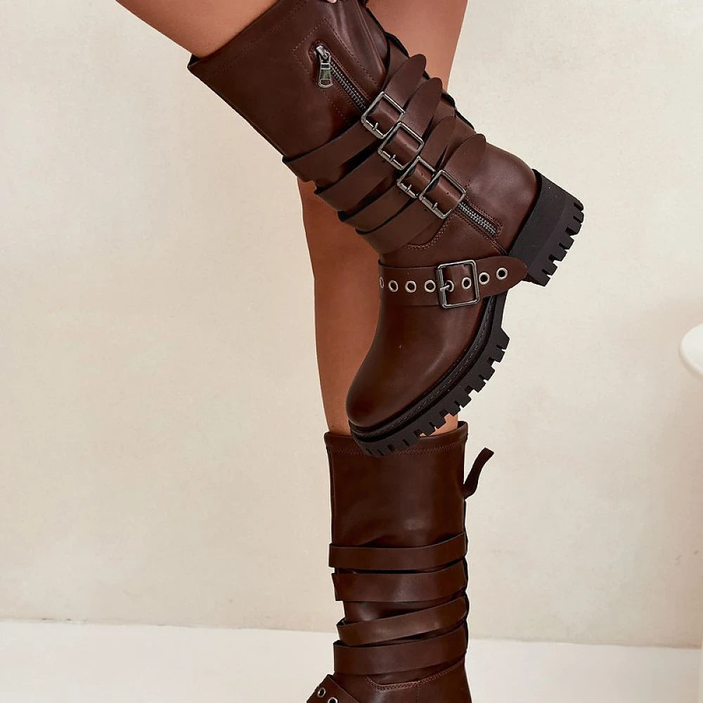 Thigh-Hight Boots Step in style