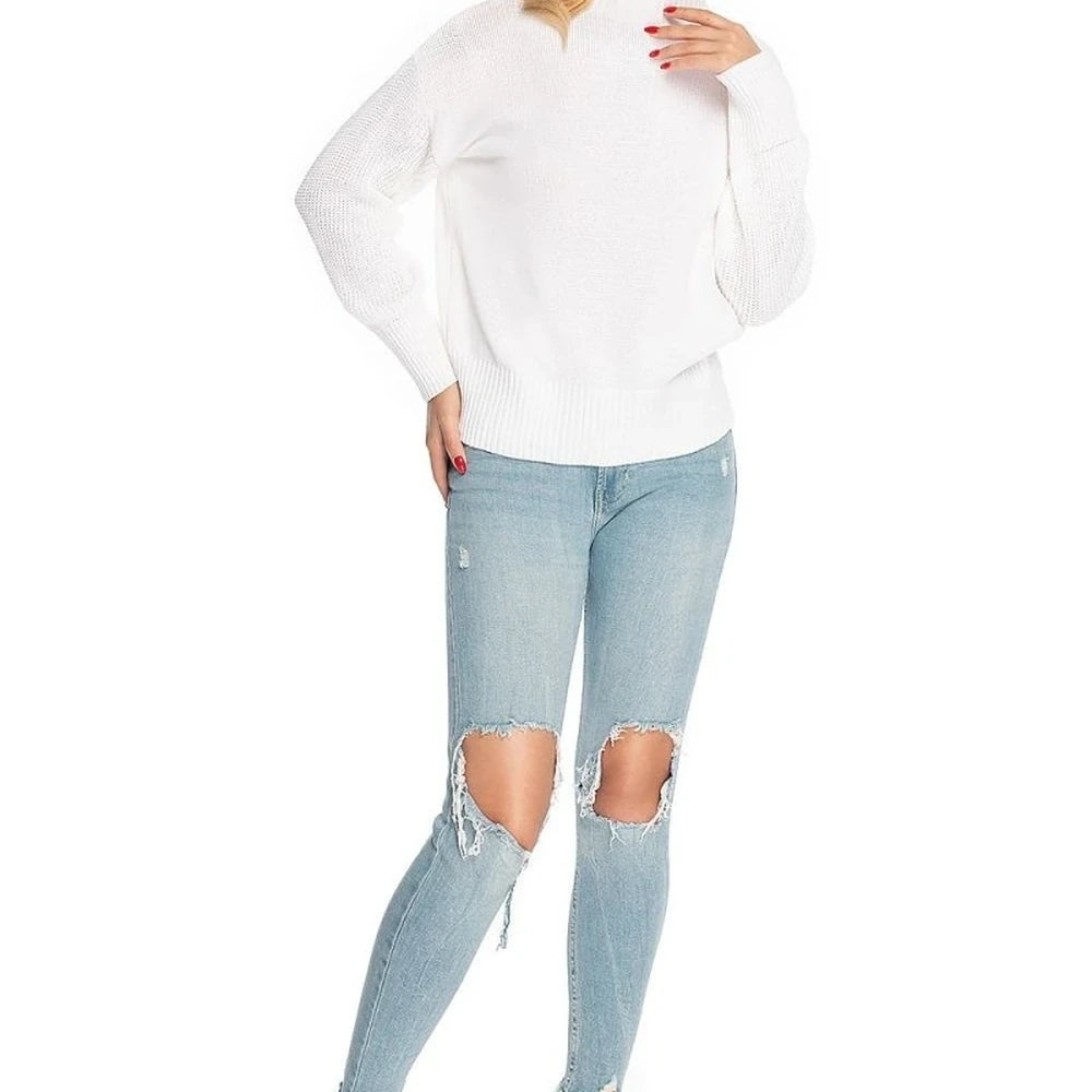 Collar Sweater with Long Sleeves