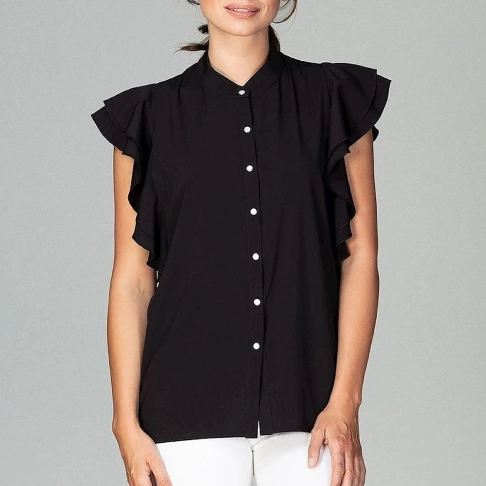 Classic Shirt with Frill Sleeves