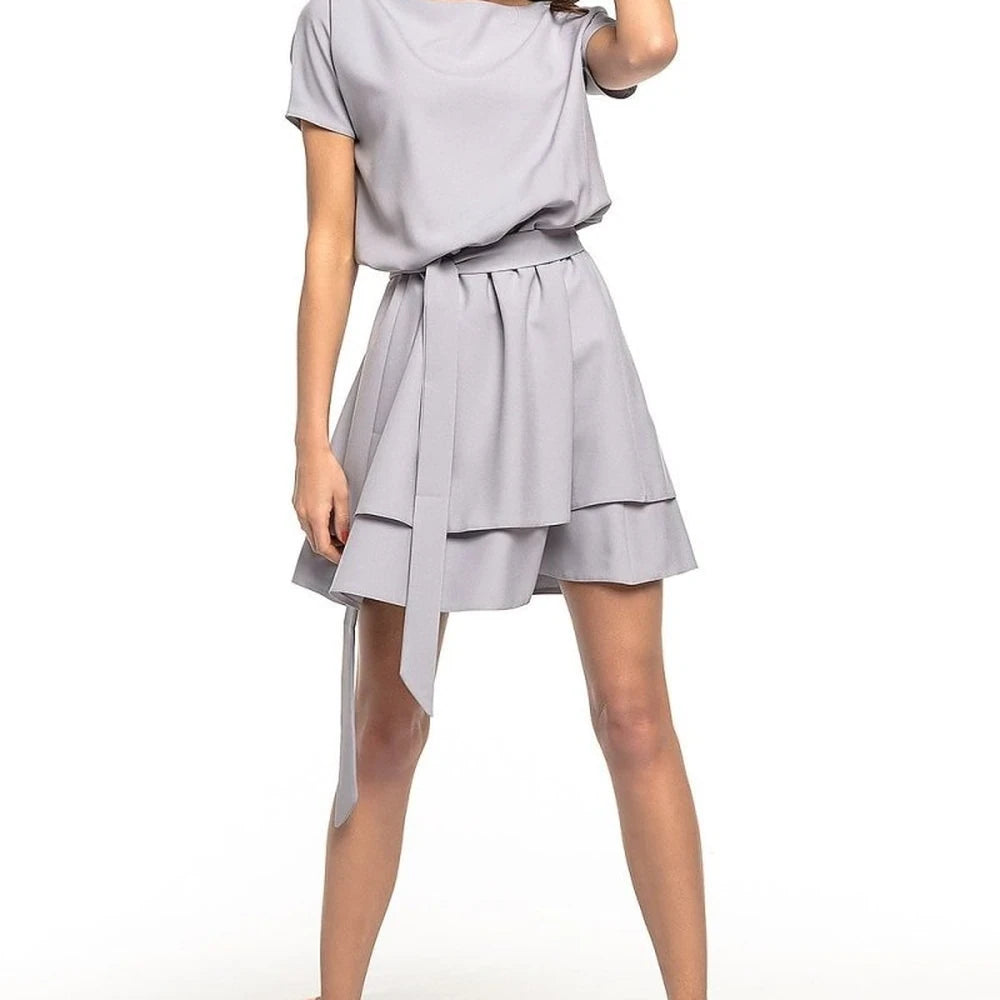Elegant Double Skirt Maxi Dress