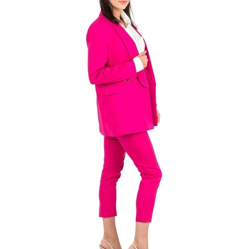 Extended Cotton Blend Jacket with Pockets