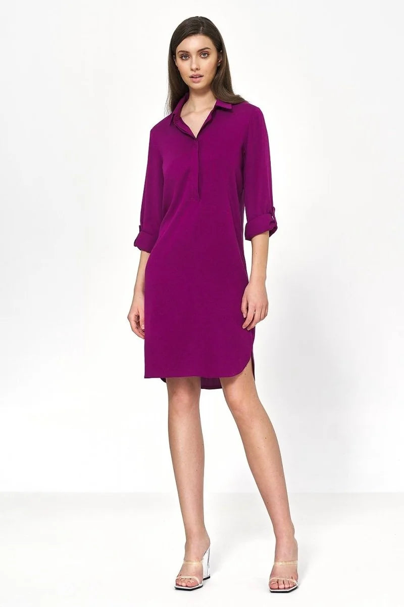 Blue oversized day dress