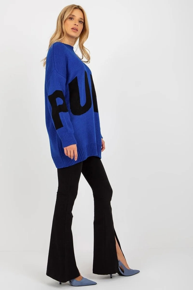 Green striped long sleeve sweater