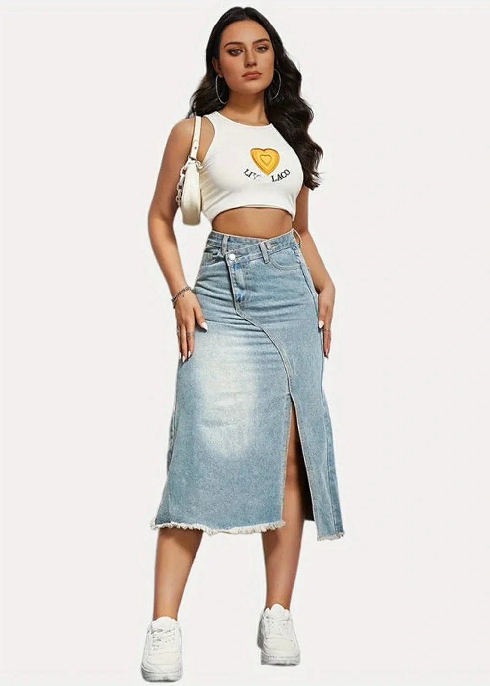 Close-up of elastic waistband on skirt