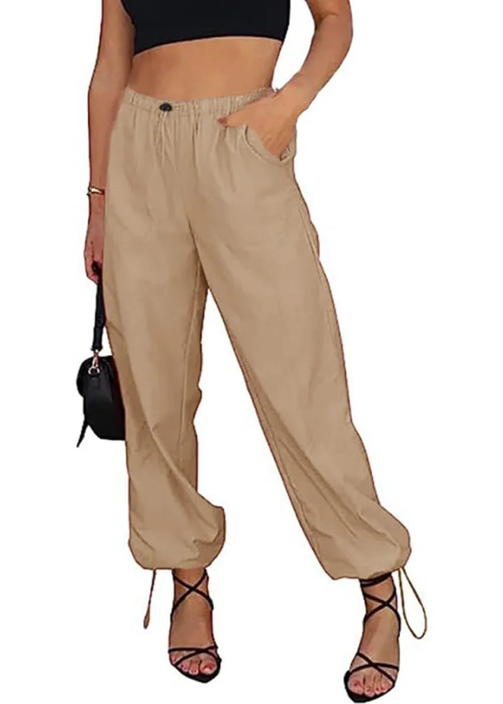 Women's hot pink casual jogging pants