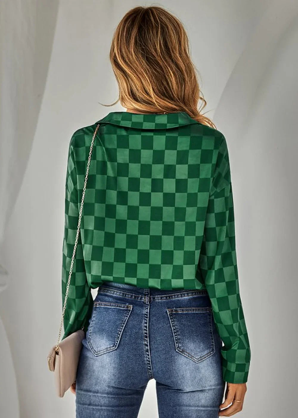Cracker khaki plaid jacquard casual shirt jacket