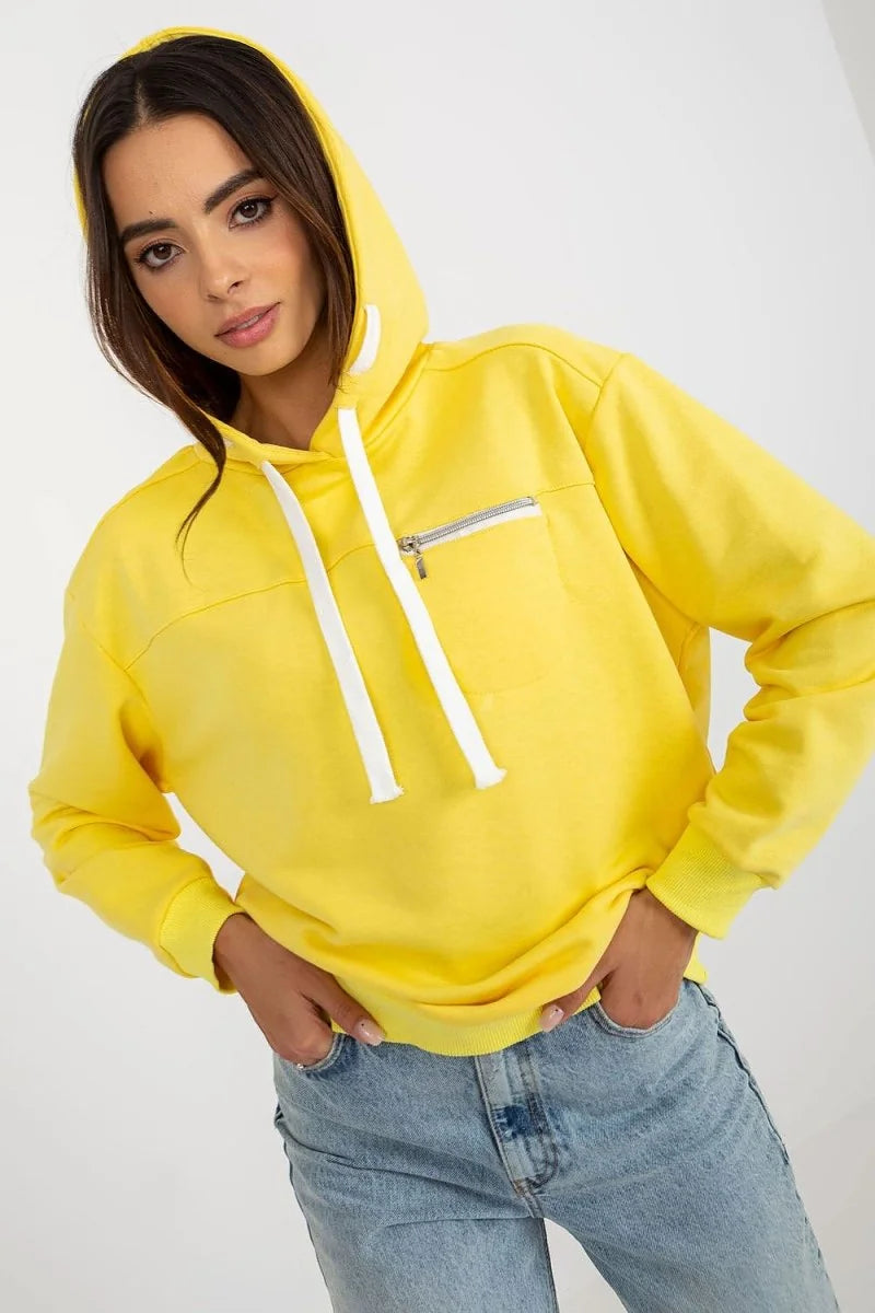 Green hooded sweatshirt