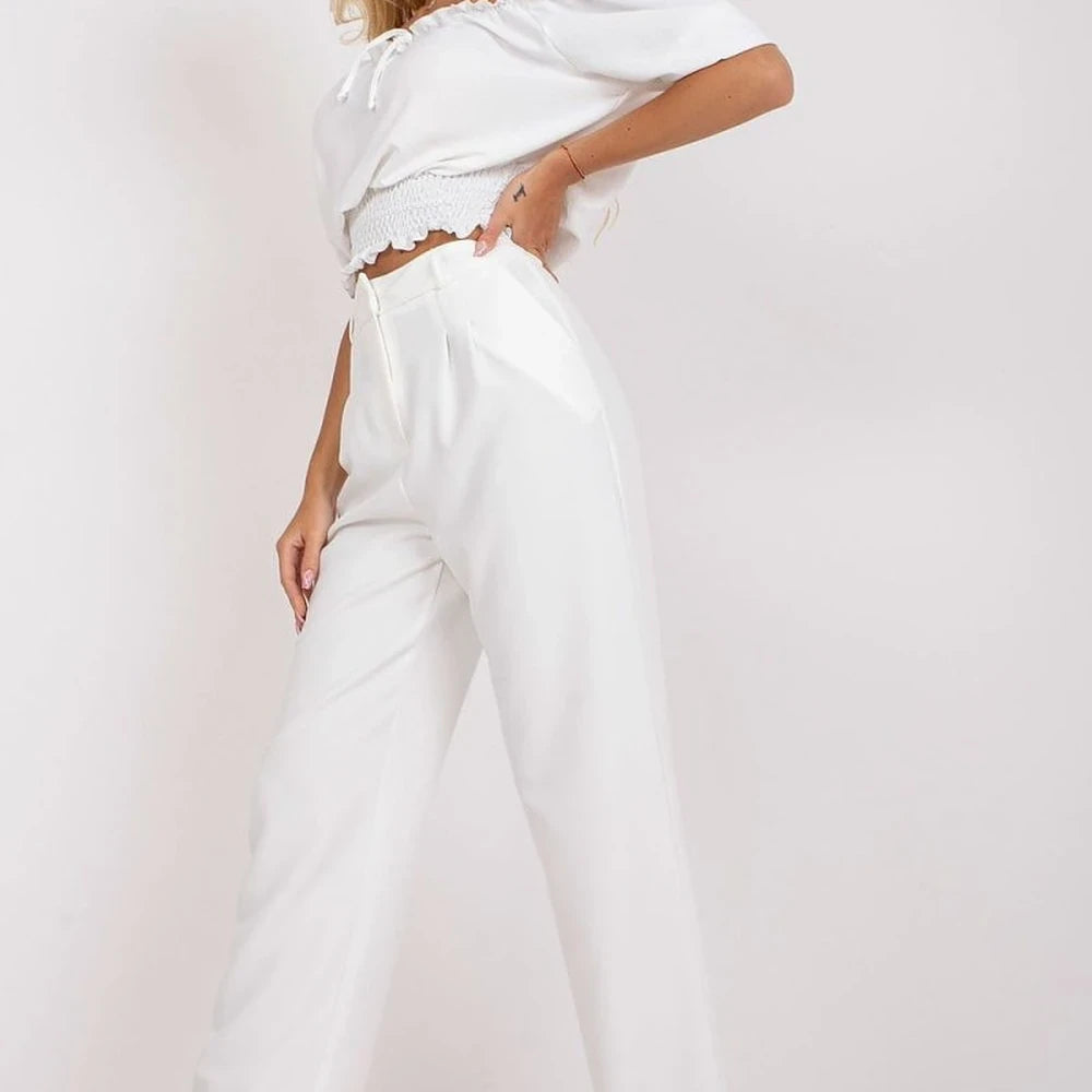 Women's Wide Leg Pants with Belt