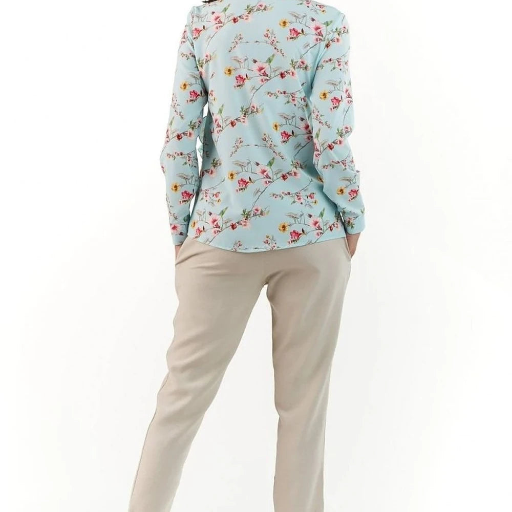 Women's Long Sleeve Collared Shirt