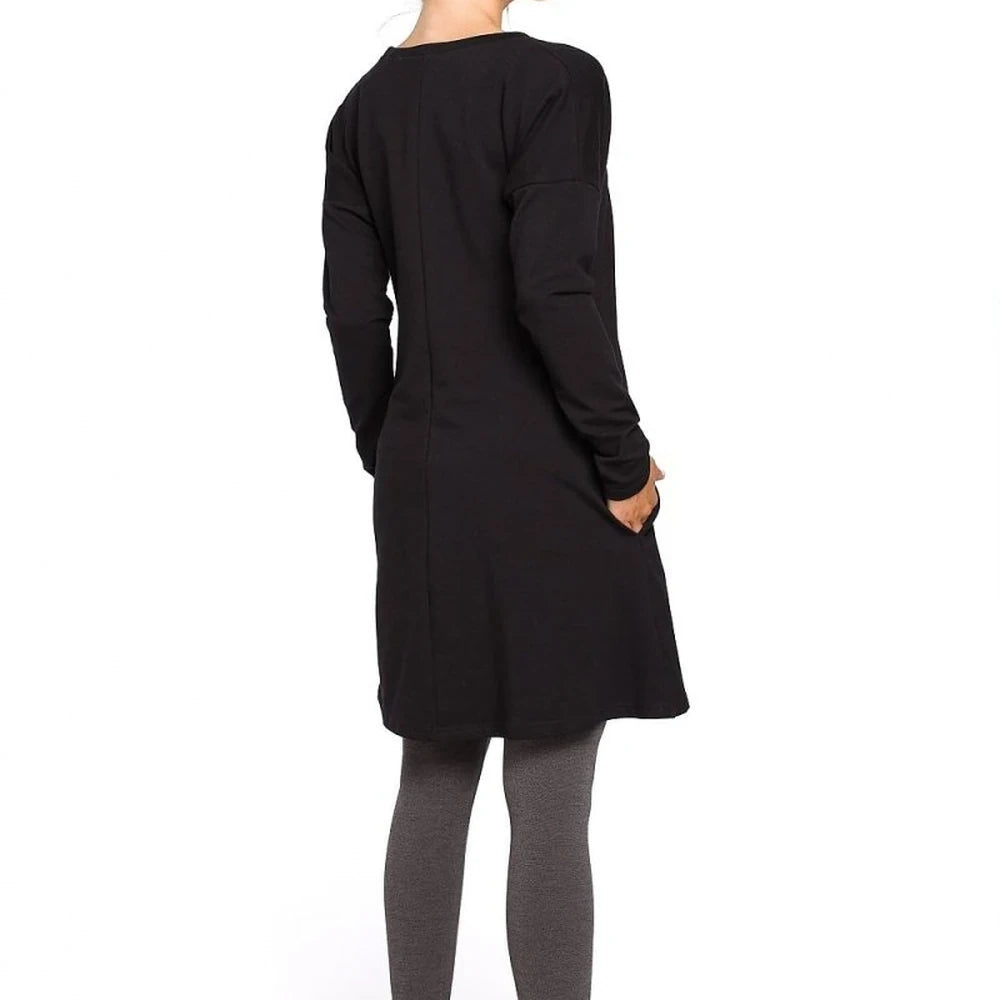 Cozy Cotton Blend Tunic with Long Sleeves