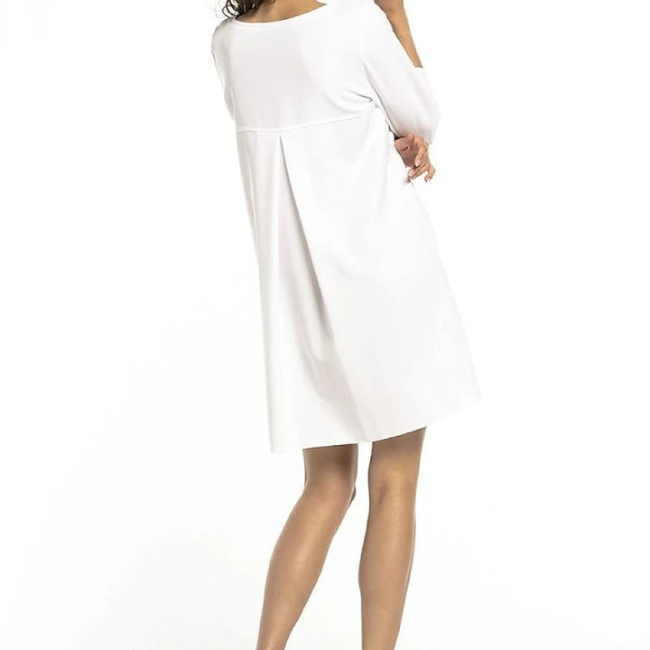 Green 3/4 Sleeve Midi Dress