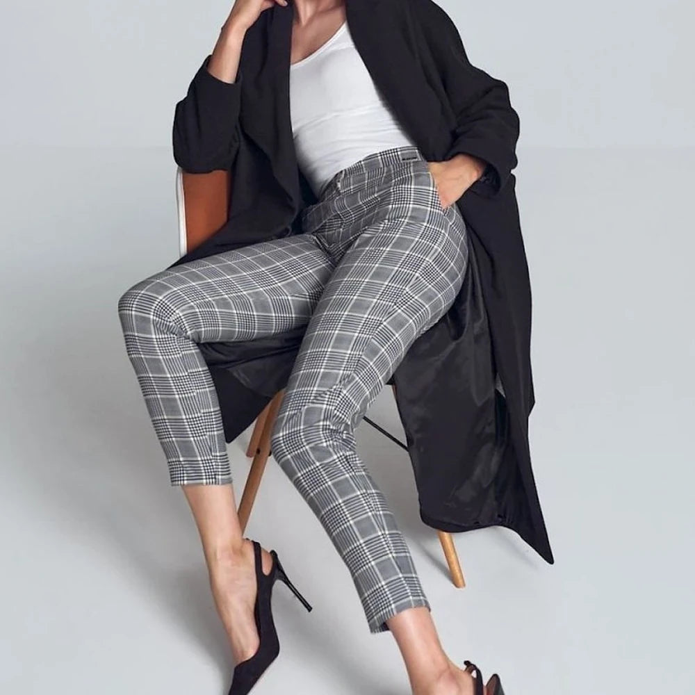 Women's Pepite Pattern Trousers