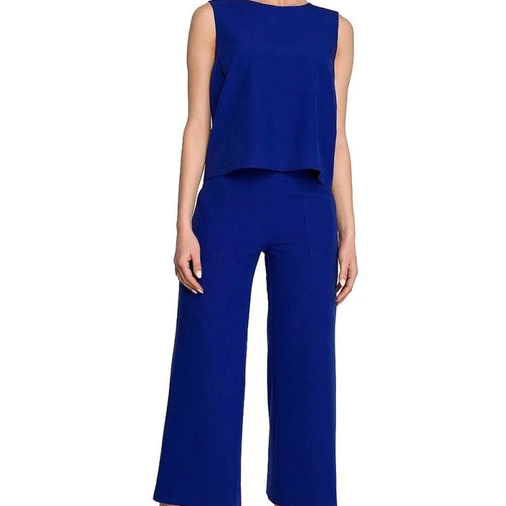Sleeveless Trapeze Blouse