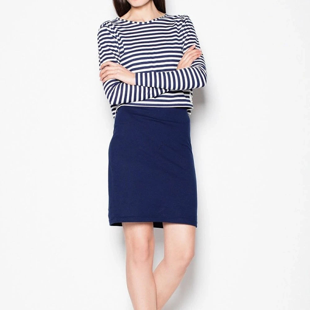 Fitted Daydress with Cotton Blend