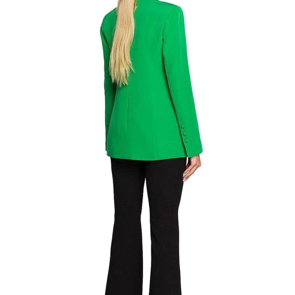 Waisted Cut Blazer with Patch Pockets