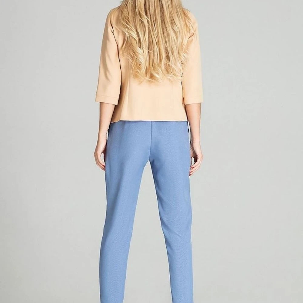 Women's 3/4 Sleeve Shirt with Cheese Neckline