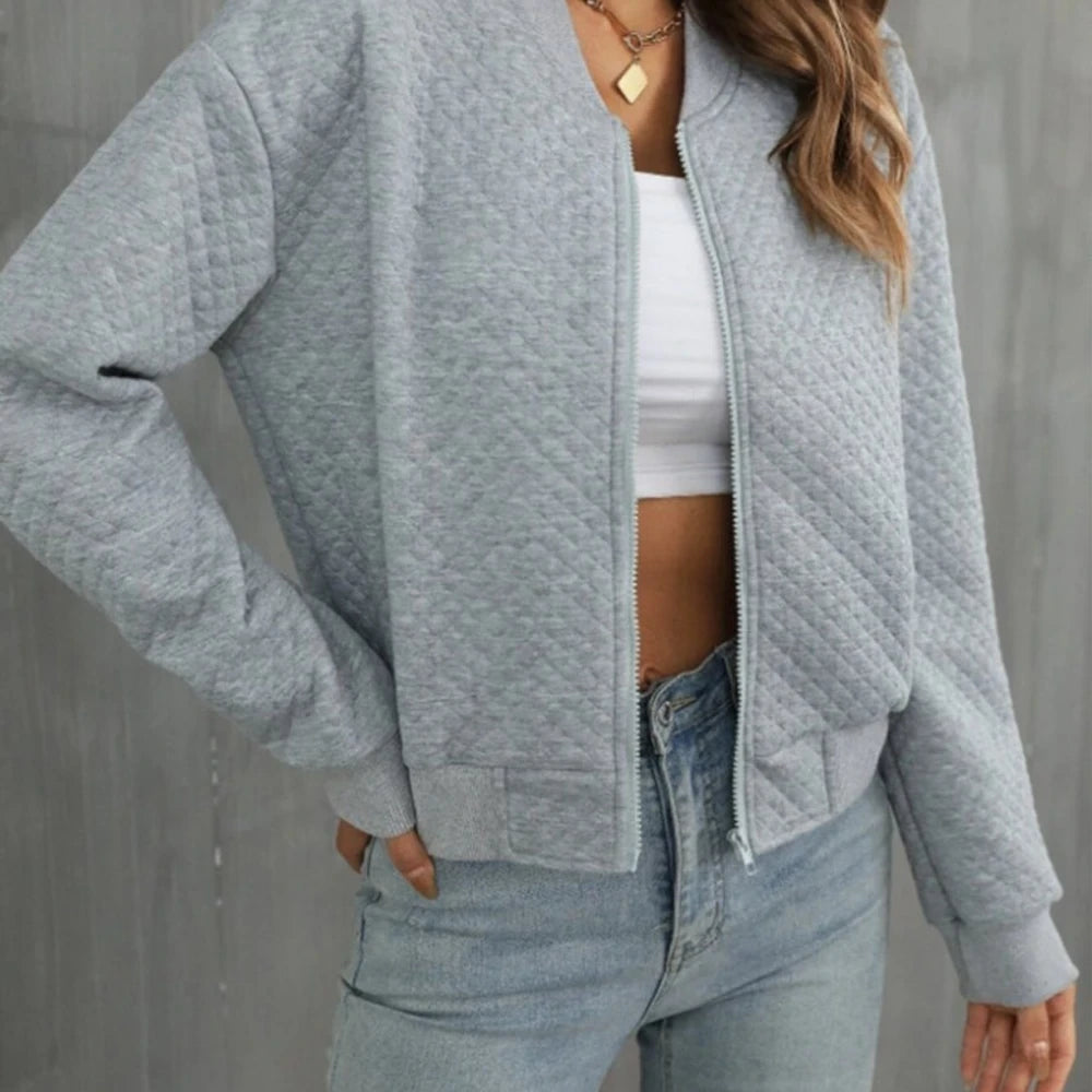 Zip Up Long Sleeve Jacket