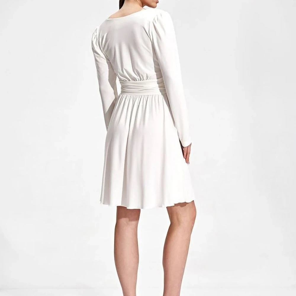 Flared Stretch Daydress with Sweetheart Neckline
