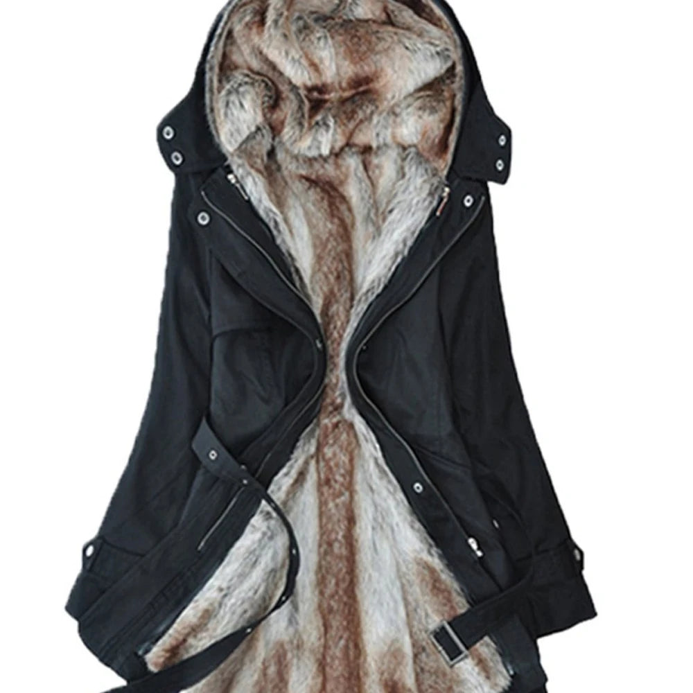 Hooded Jacket with Detachable Liner