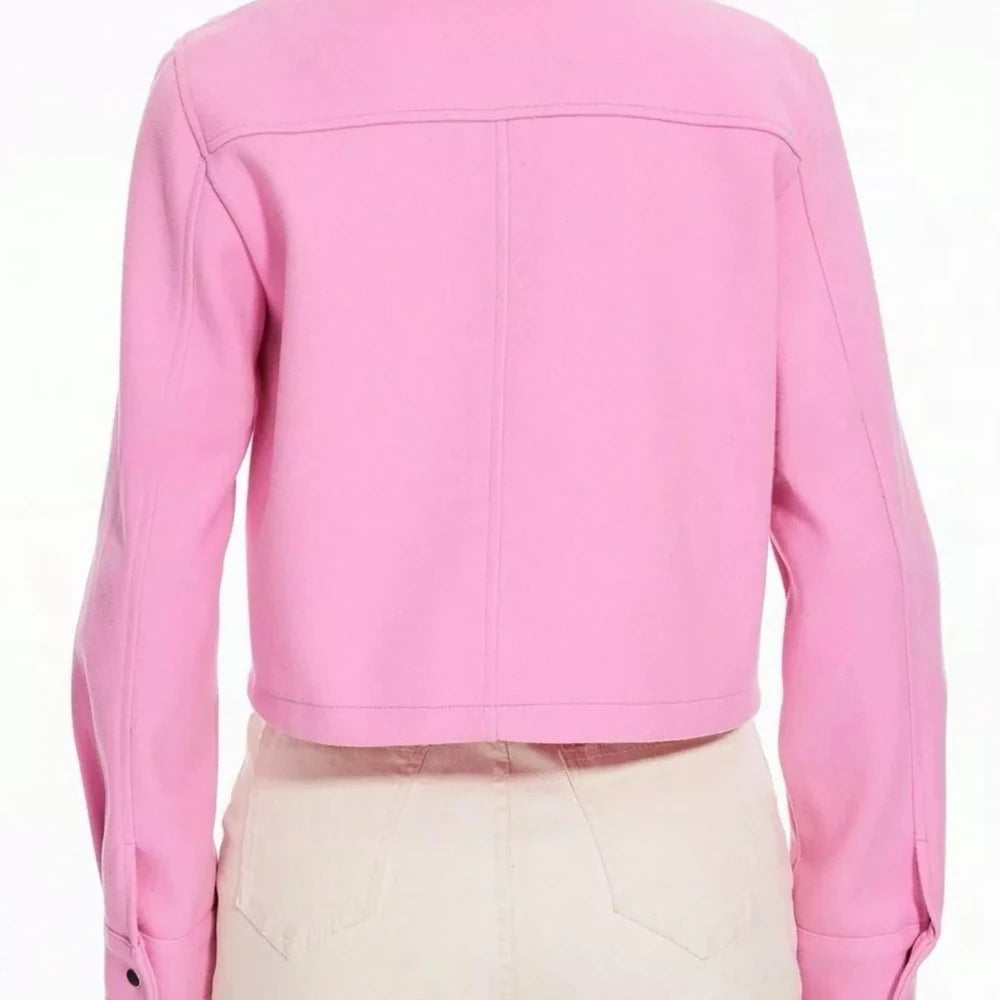 Snap Down Long Sleeve Jacket