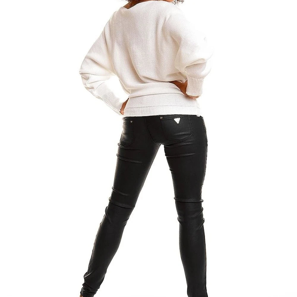 Oversize Pregnancy Sweater with Boat Neck