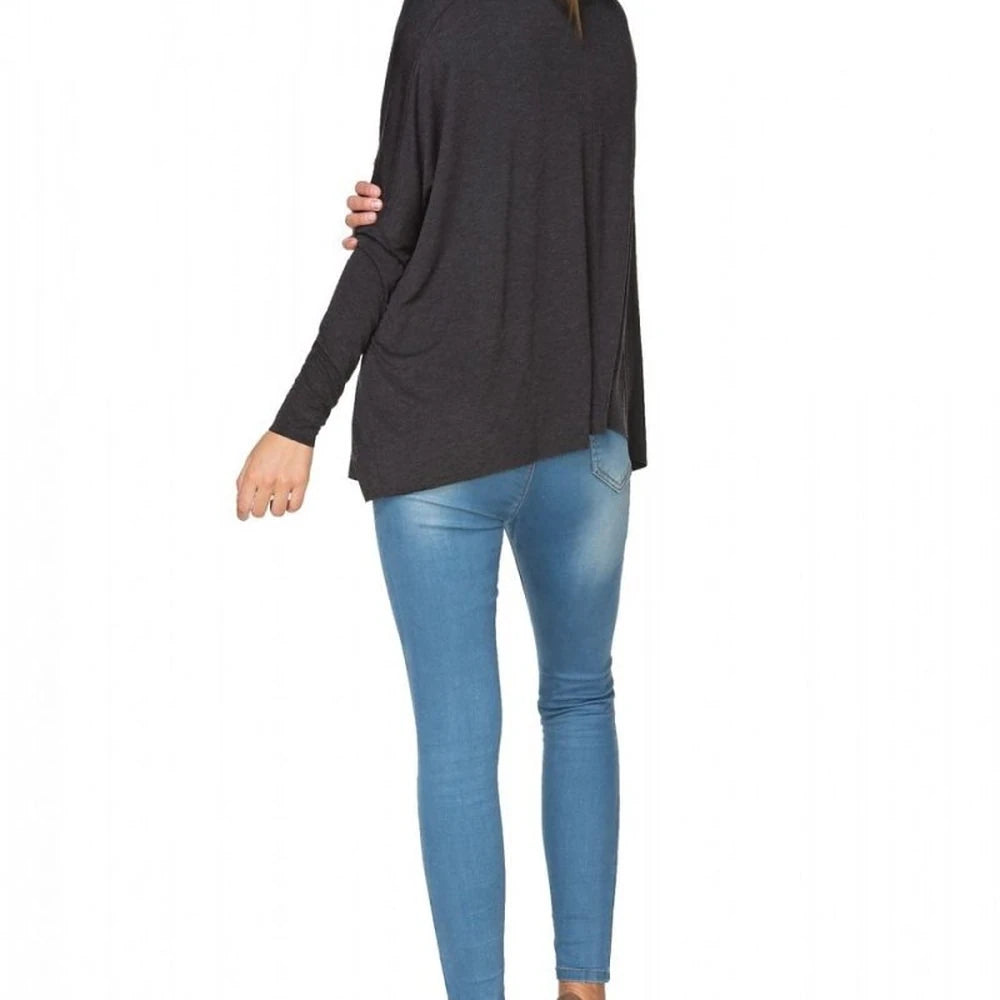 Viscose Knit Cardigan with Raw Edges