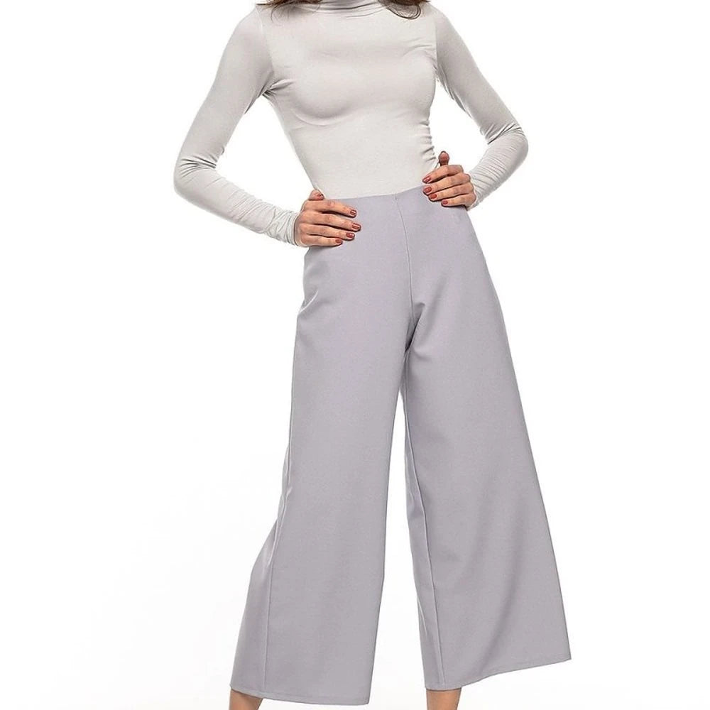 High Waisted Wide Leg Trousers