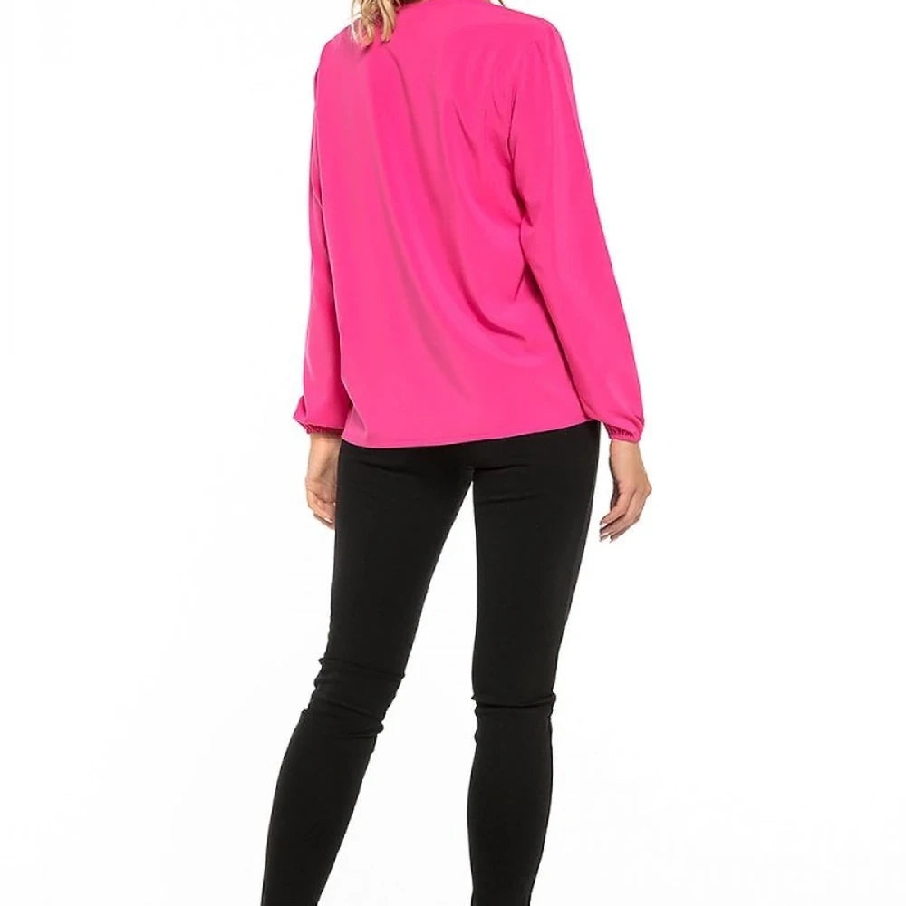 Chiffon Blouse with Tie Detail
