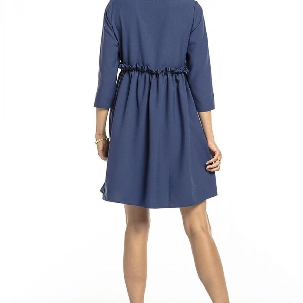 Green Midi Daydress with 3/4 Sleeves