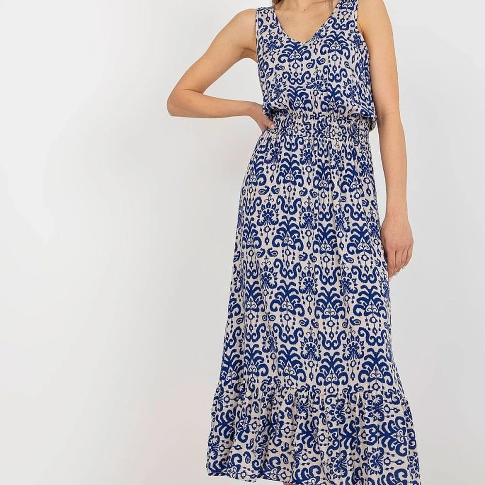 Summer Dress with Heart Neckline