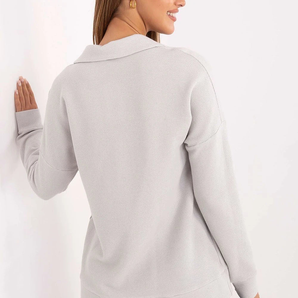 Cotton Polo Shirt with Collar