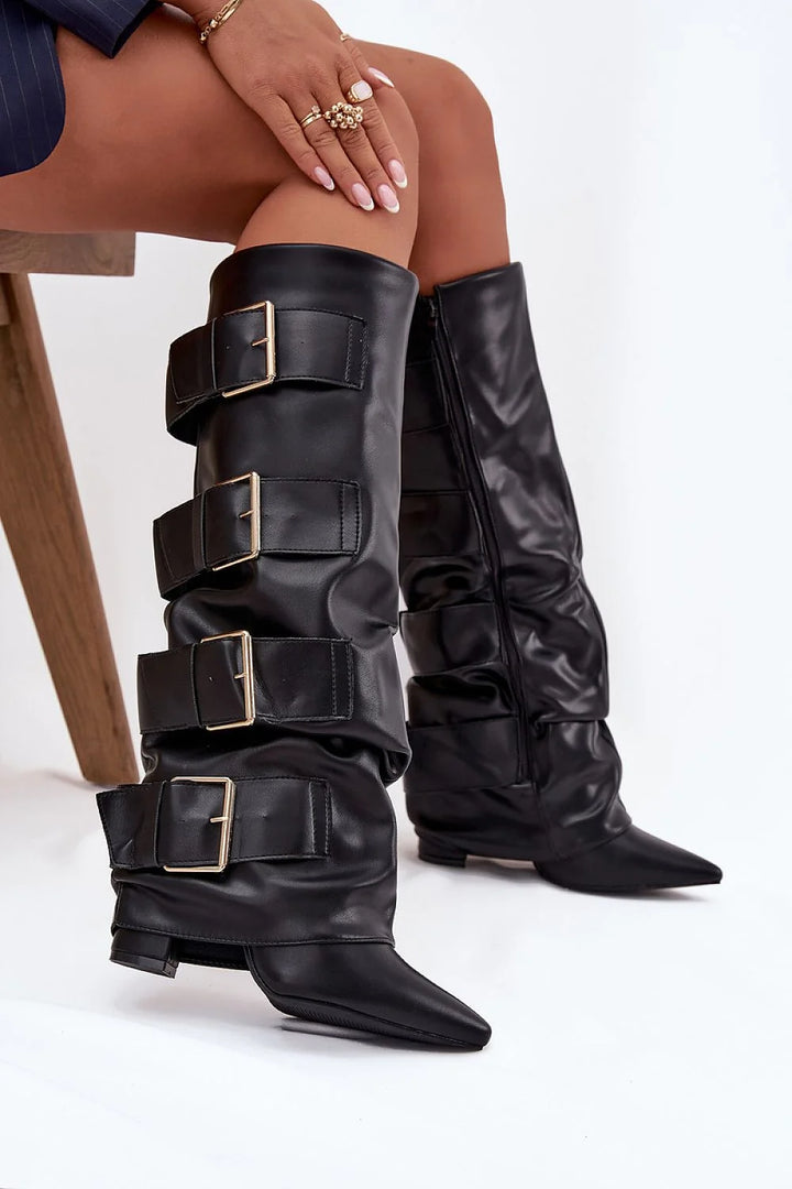 Heel boots Step in style