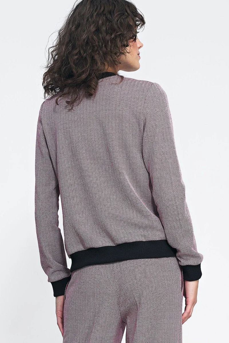 Navy blue bomber jacket