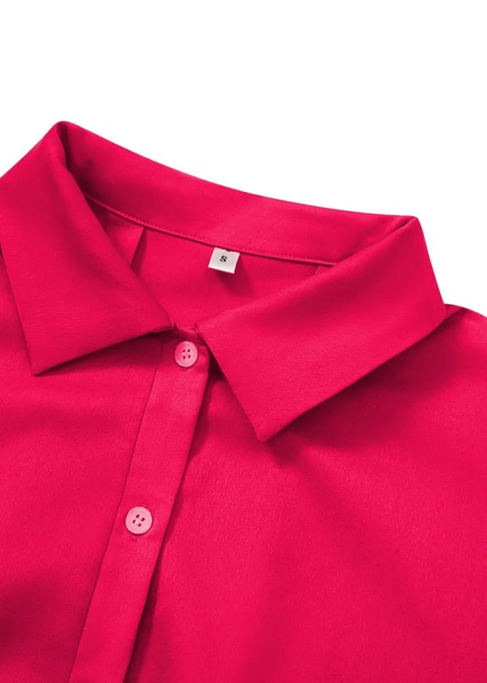 Black short-sleeved casual shirt