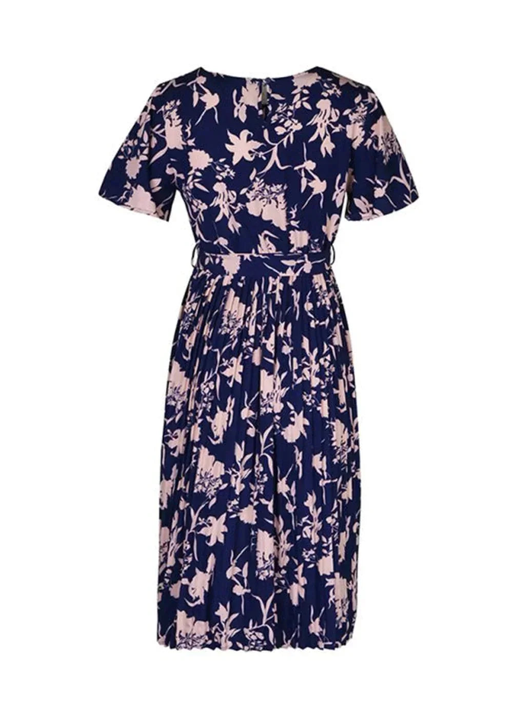 Close-up of floral pattern on dress