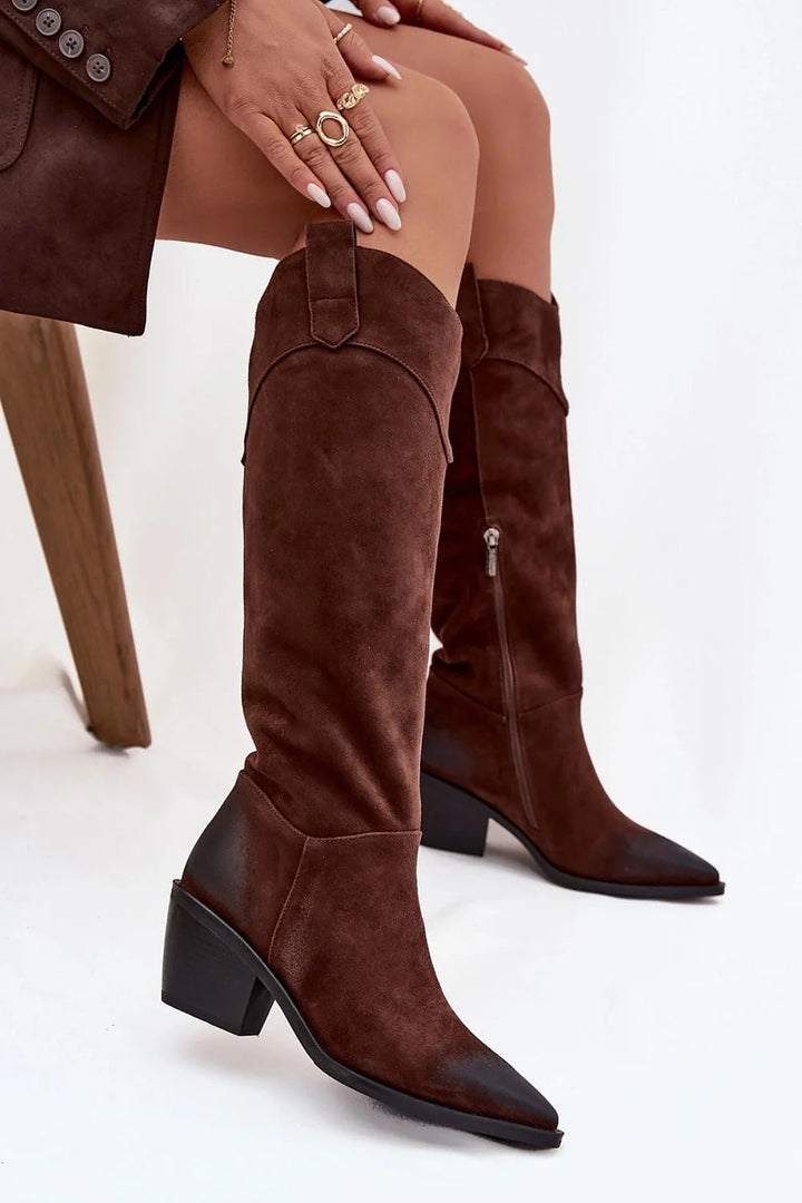 Heel boots Step in style
