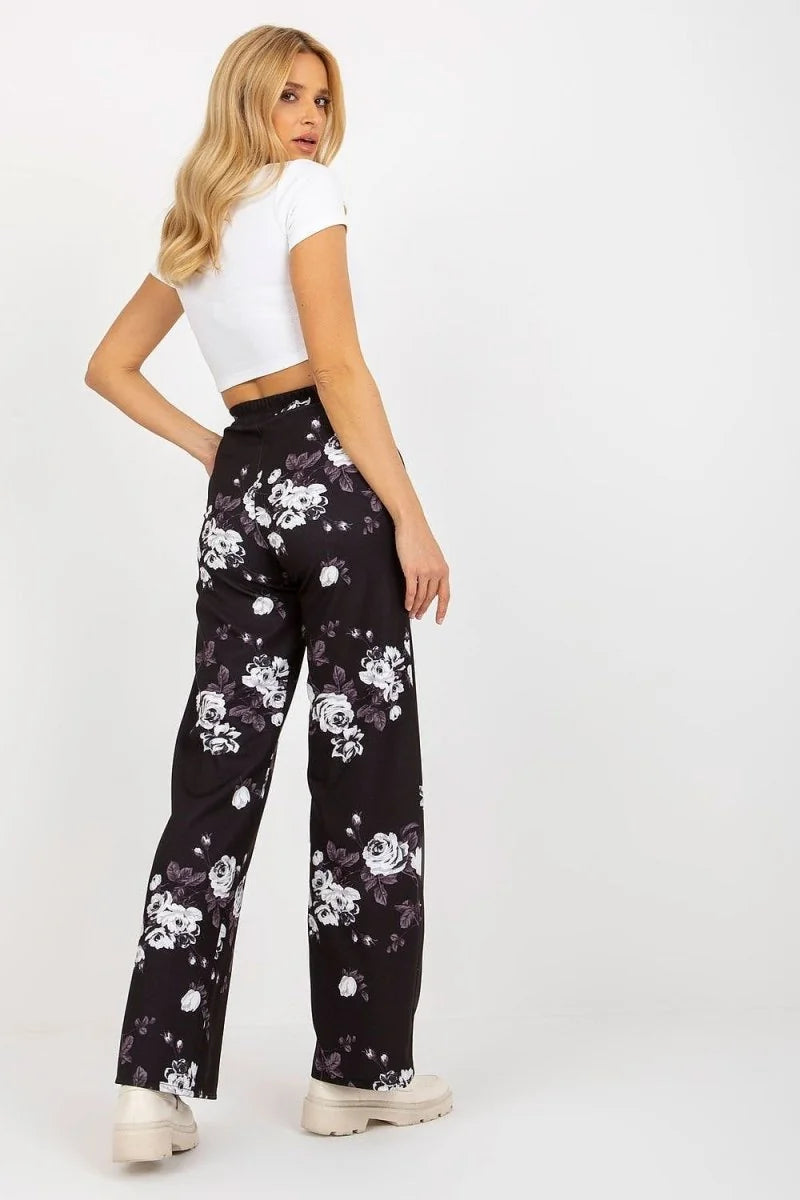 Pink wide leg trousers