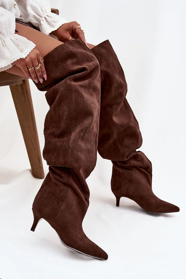Heel boots Step in style