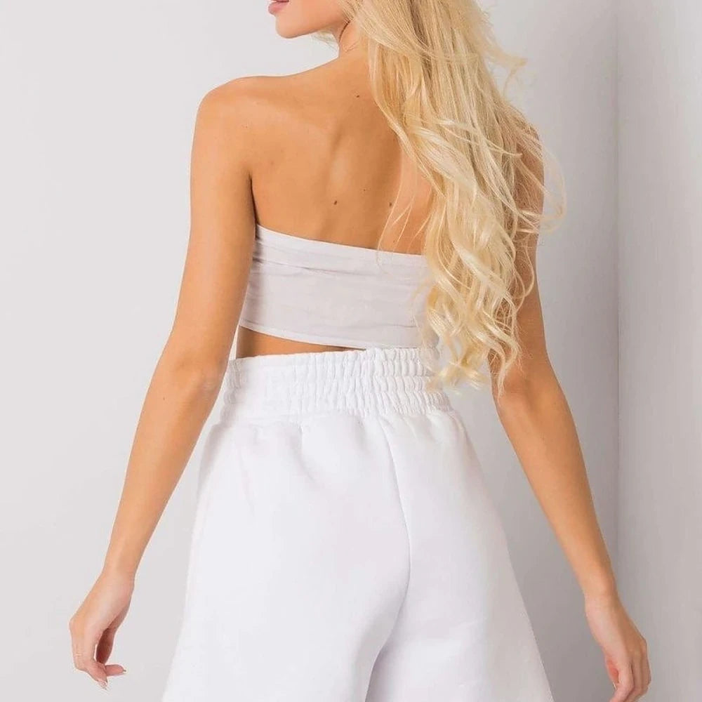 Cotton Shorts with Elastic Waistband