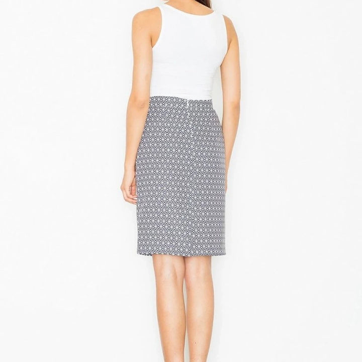 Elegant Pencil Skirt with Interesting Pattern