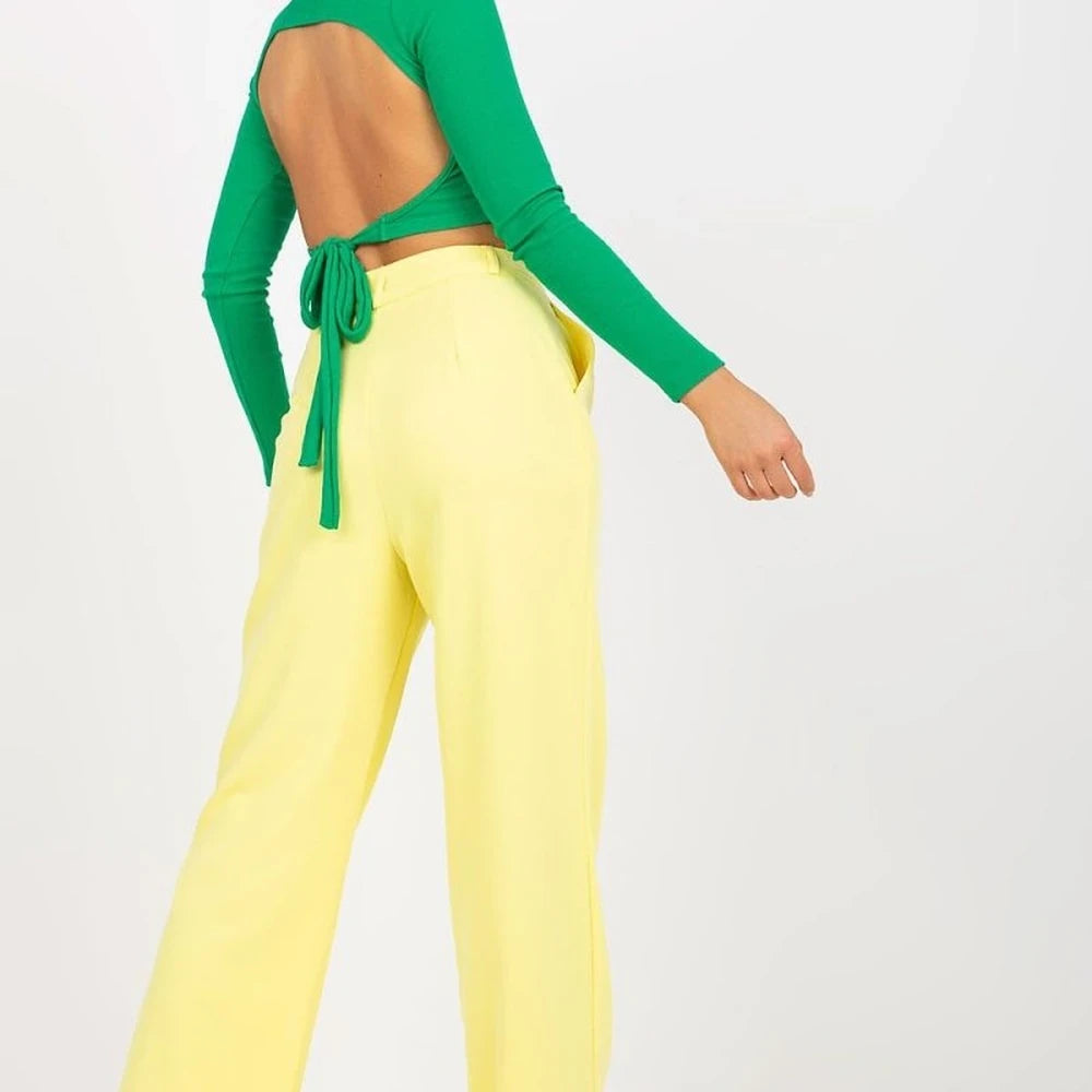 Women's Wide Leg Pants with Belt