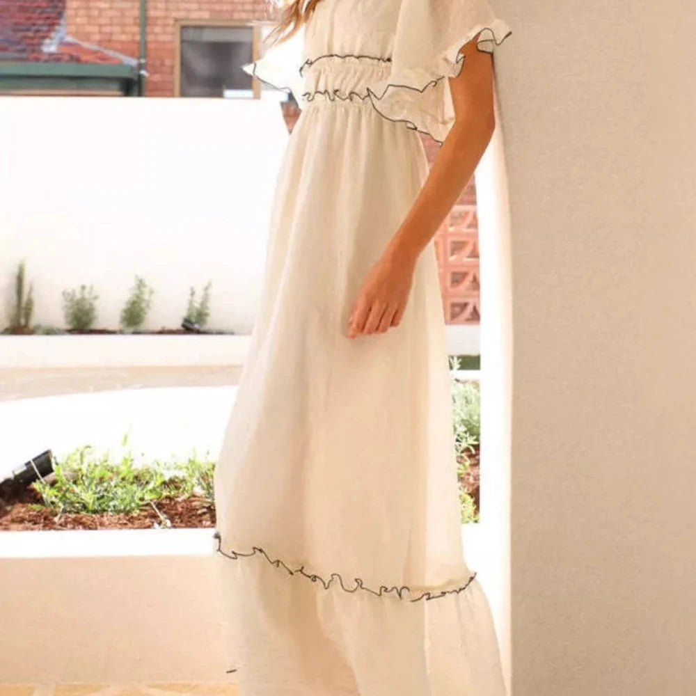 Ruffled Tiered Maxi Dress
