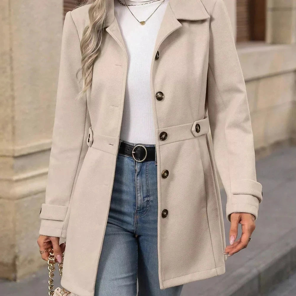 Button Up Long Sleeve Outerwear Jacket