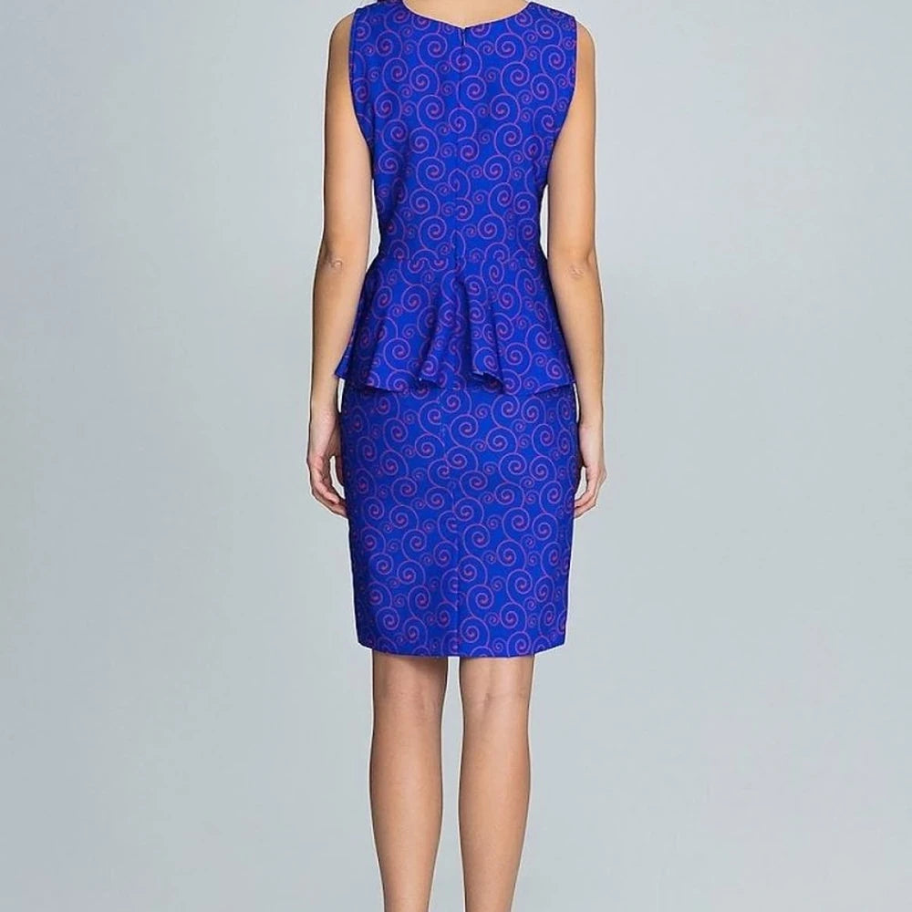 Elegant Skirt and Frilled Blouse Set