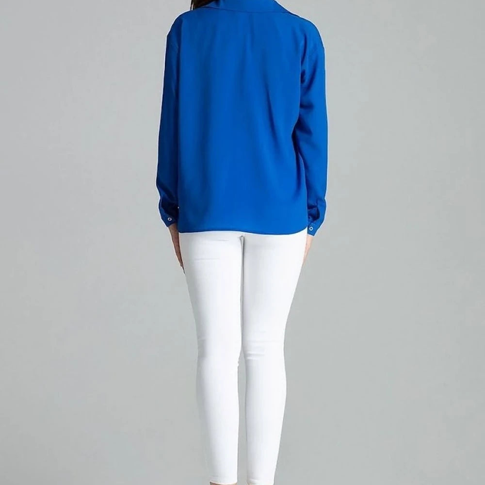 Long Sleeve Button-Up Shirt with Pocket
