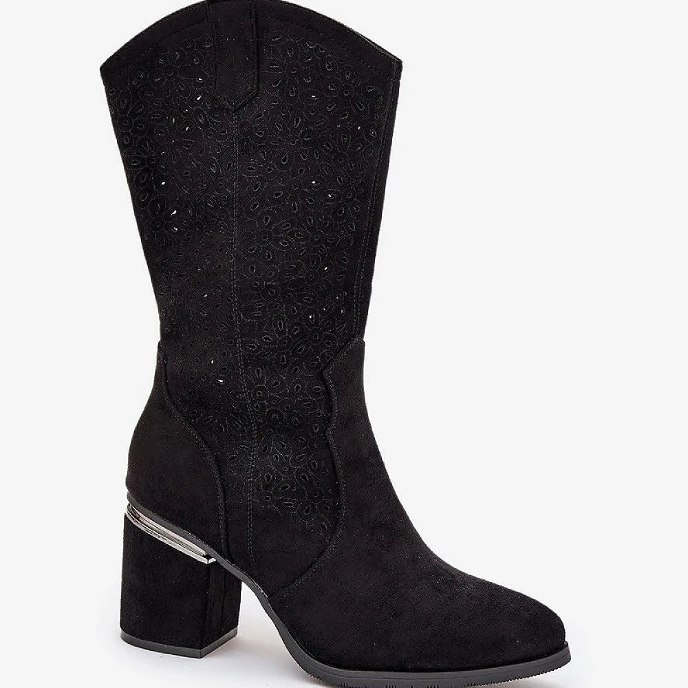 Open-work Boots Step in style