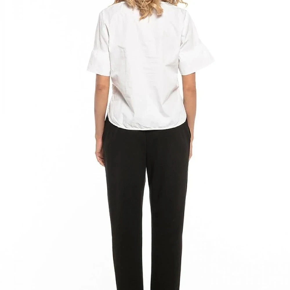 Cotton Knit Trousers with Pockets