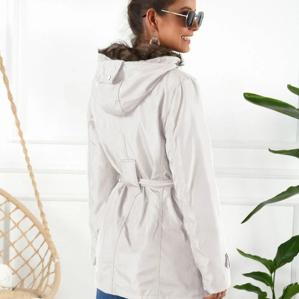 Hooded Jacket with Detachable Liner
