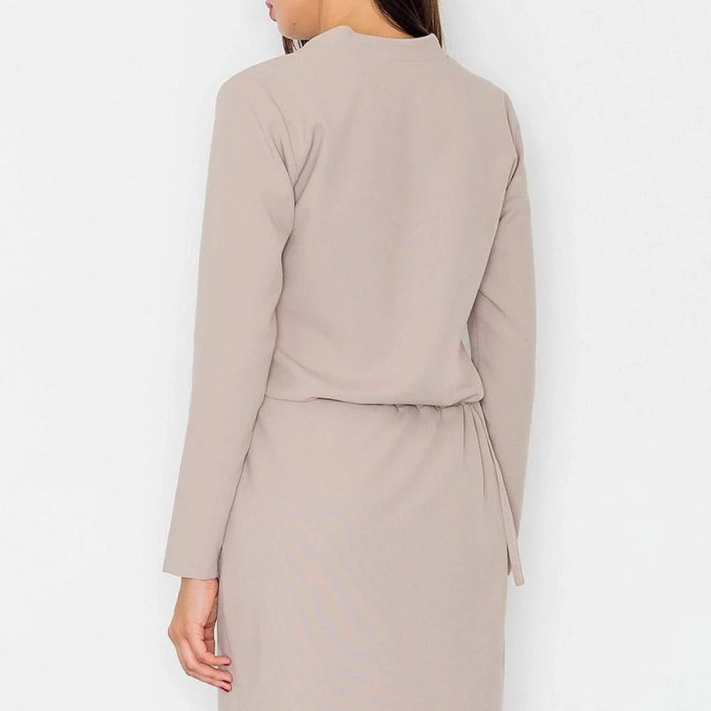 Midi Dress with Belt